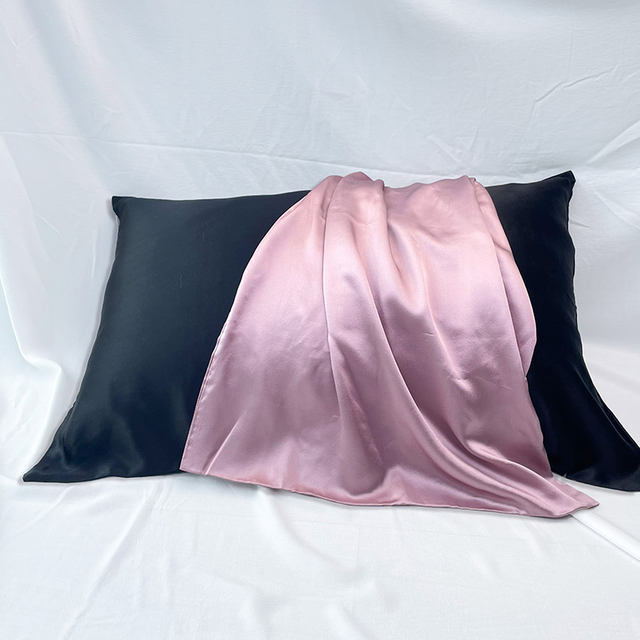 Роскошная наволочка из чистого 100% натурального шелка шелковицы с застежкой-молнией или шелковая наволочка-конверт