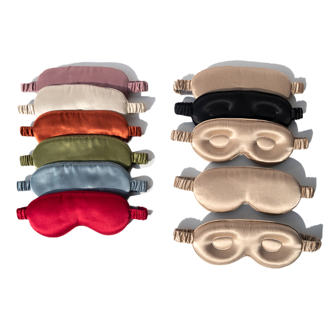Светоблокирующая мягкая 3D-шелковая маска для ухода за кожей вокруг глаз для сна