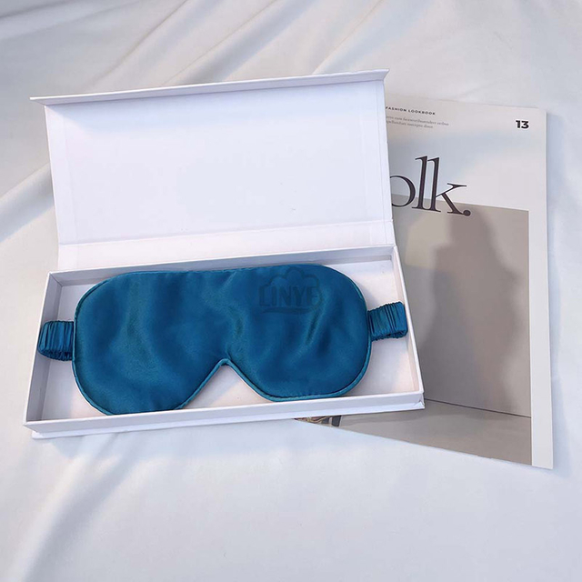 Оптовая продажа с фабрики, индивидуальный логотип, шелковая маска для сна, розовая маска для глаз с повязкой на глаза, 100% чистая шелковая маска для глаз тутового дерева