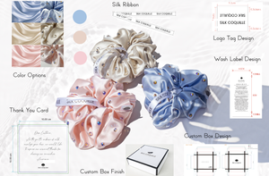 Чехол 1: чехол для волос с бриллиантовой шелковой лентой